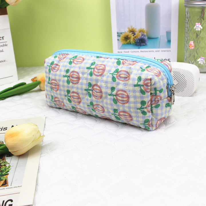 Quilted Zip Pencil Case Bowlift