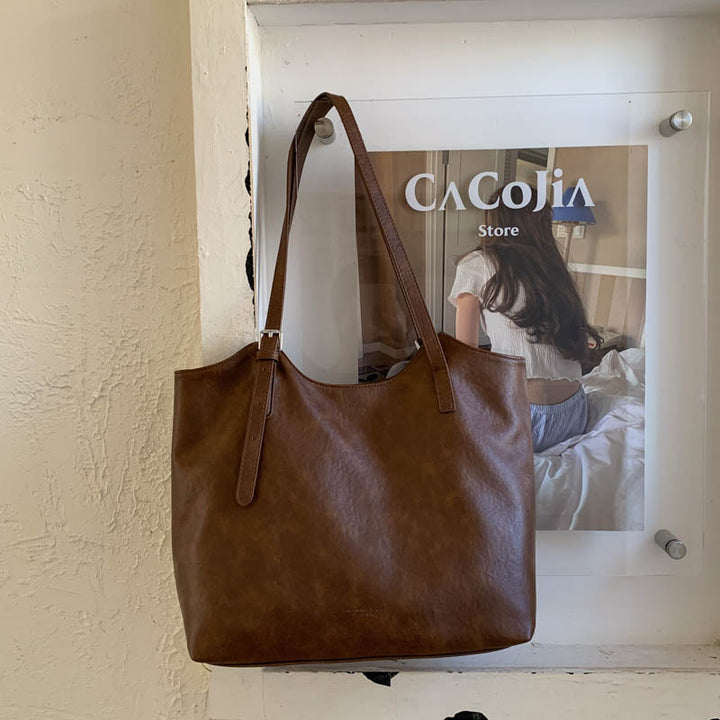 Leather Tote Bag Bowlift
