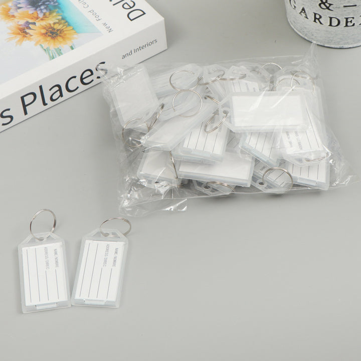 Unisex Label Keychain in Practical Set Bowlift