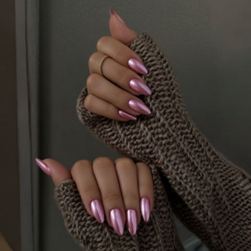 Elegant Stiletto Press-On Nails Set Bowlift