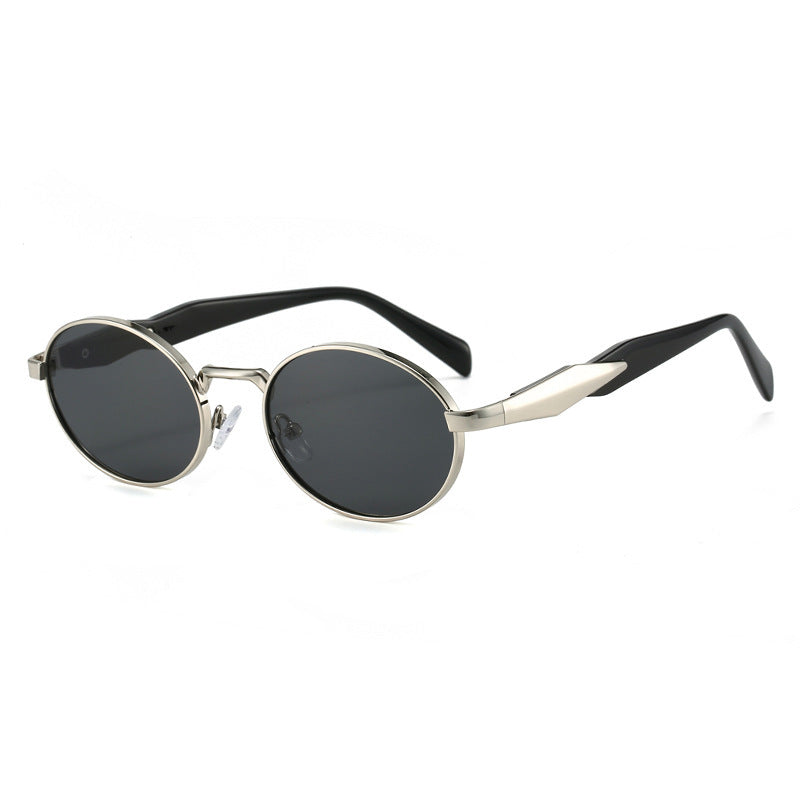 Women's designer sunglasses with high-quality round frame and protective UV filter Bowlift