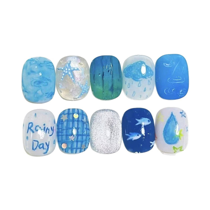 Artistic Press-On Nail Designs Bowlift