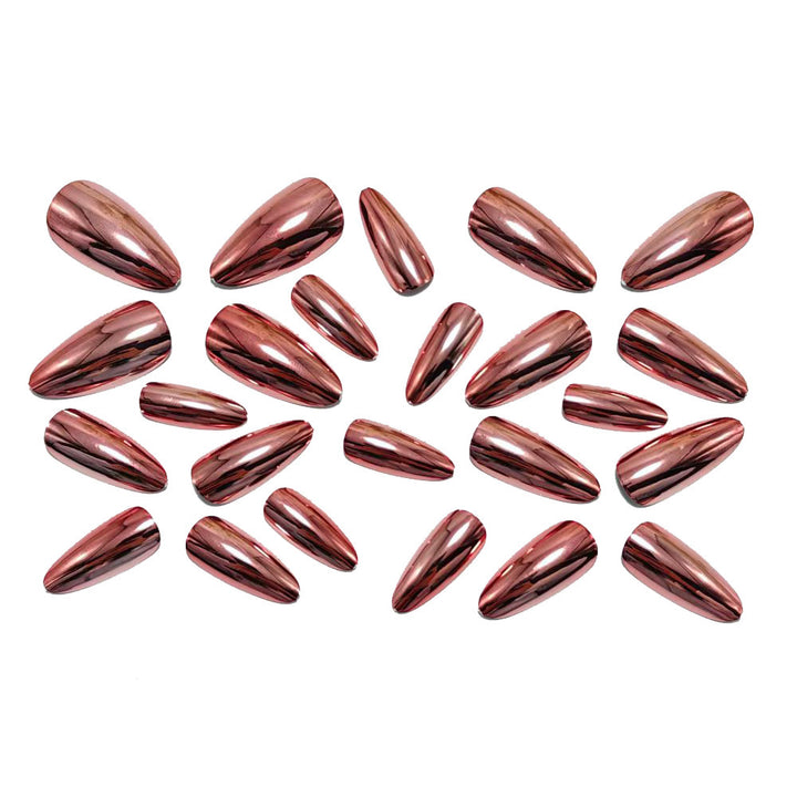 High-gloss artificial nails in modern design Bowlift