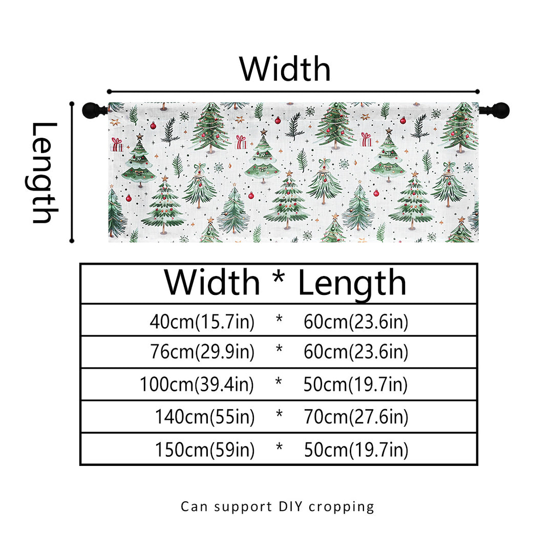 Festive Holiday Window Treatment