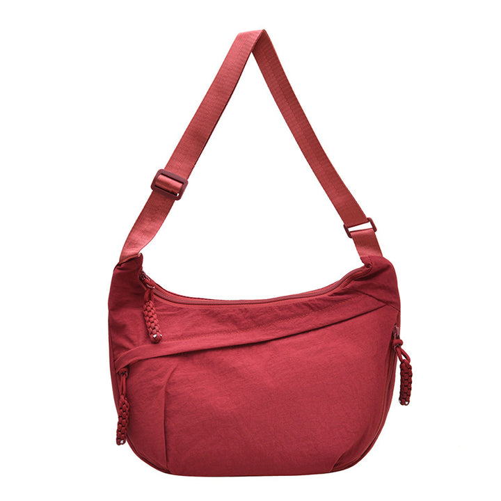 WoMulti-Pocket Lightweight Hobo Bag Bowlift
