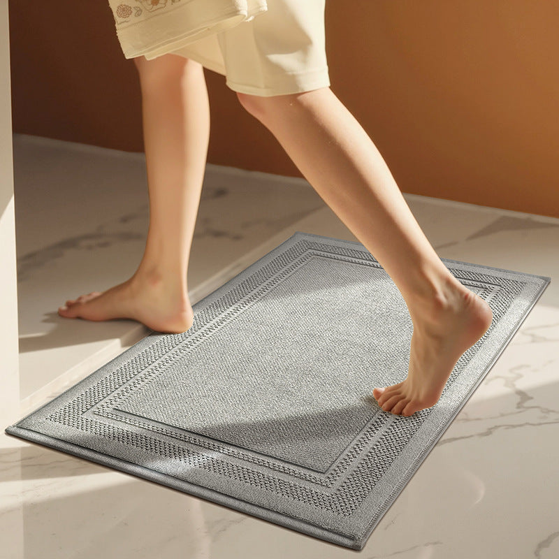 Unisex Soft Plush Bath Mat Bowlift