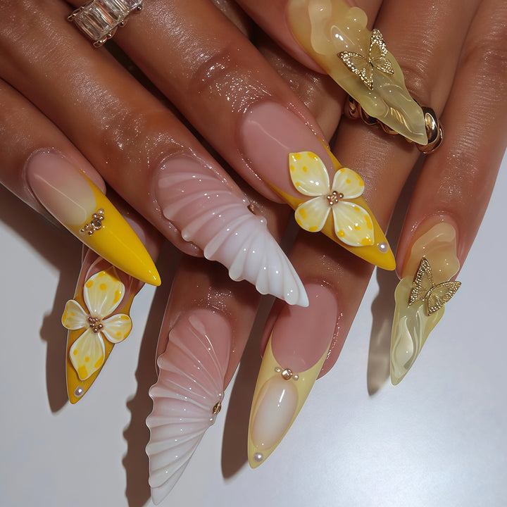 Artistic Butterfly Nail Art Set Bowlift
