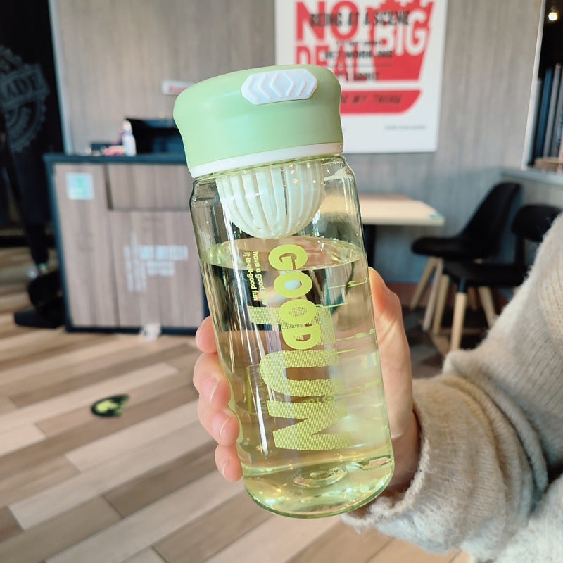 Women's infuser water bottle with removable fruit container Bowlift
