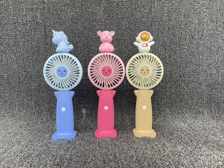 Unisex Portable Mini Hand Fan with Animal Figures Bowlift
