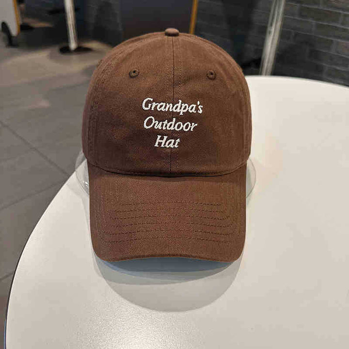 Unisex Adjustable Embroidered Outdoor Cap Bowlift