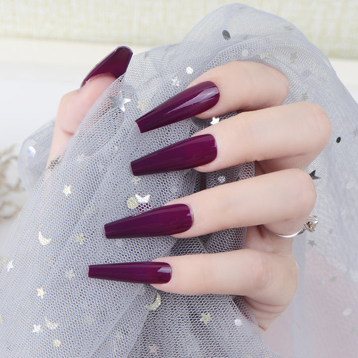Vibrant Stiletto Press-On Nails Bowlift