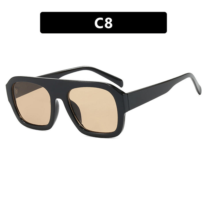 Women's oversized sunglasses with distinctive rectangular frame Bowlift