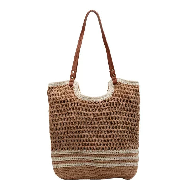 Handwoven beach bag with special details Bowlift
