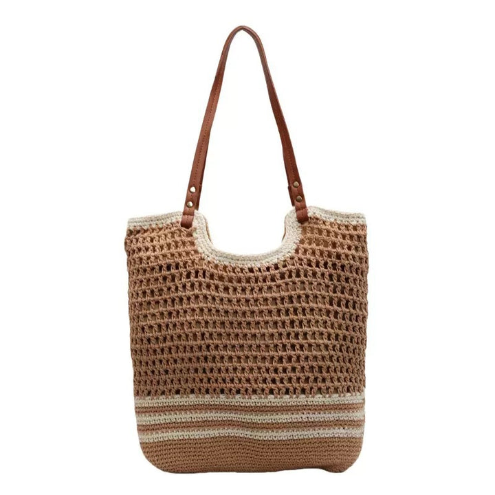 Handwoven beach bag with fine mesh structure Bowlift