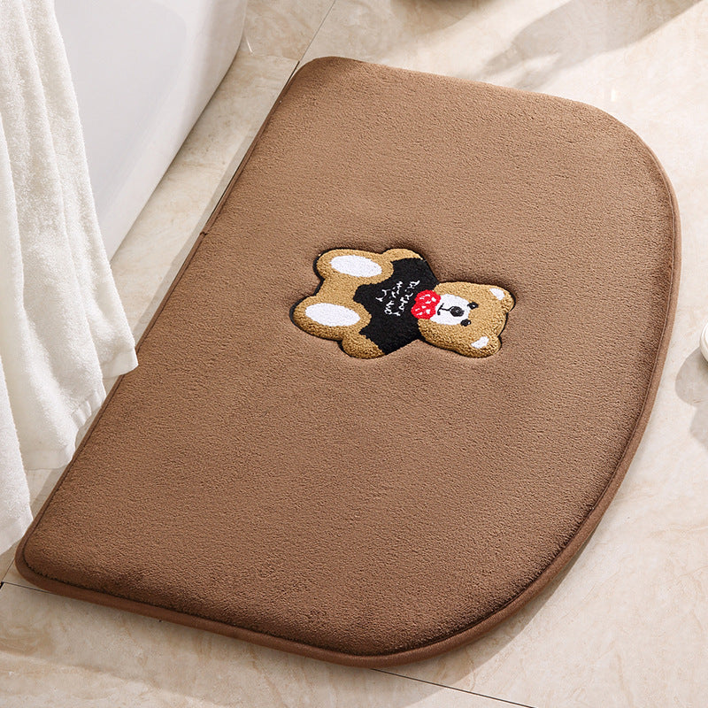 Cute Animal-Themed Bath Mat