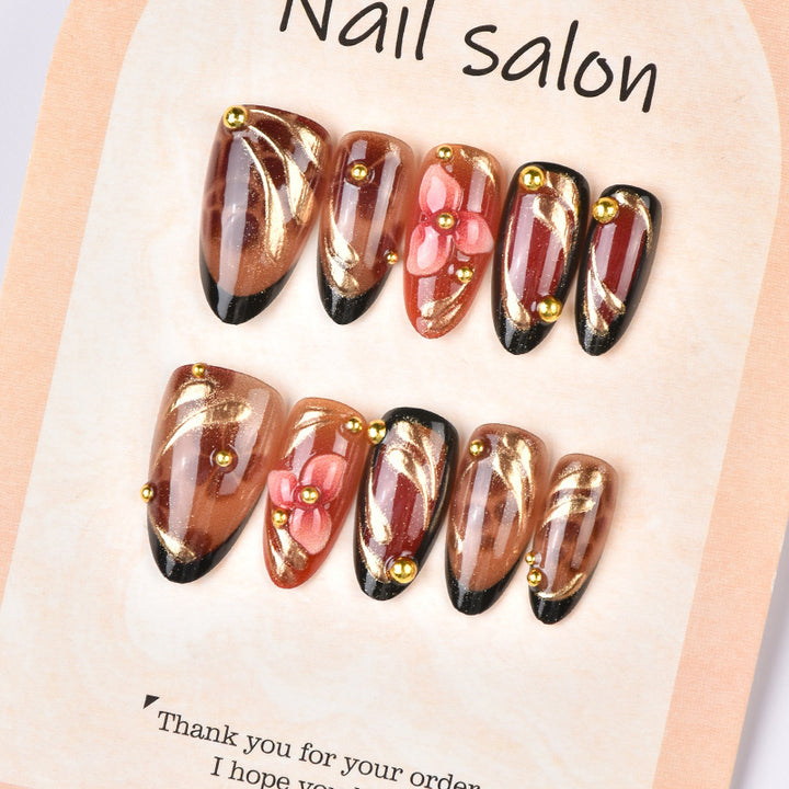 Elegant and creative art nails Bowlift