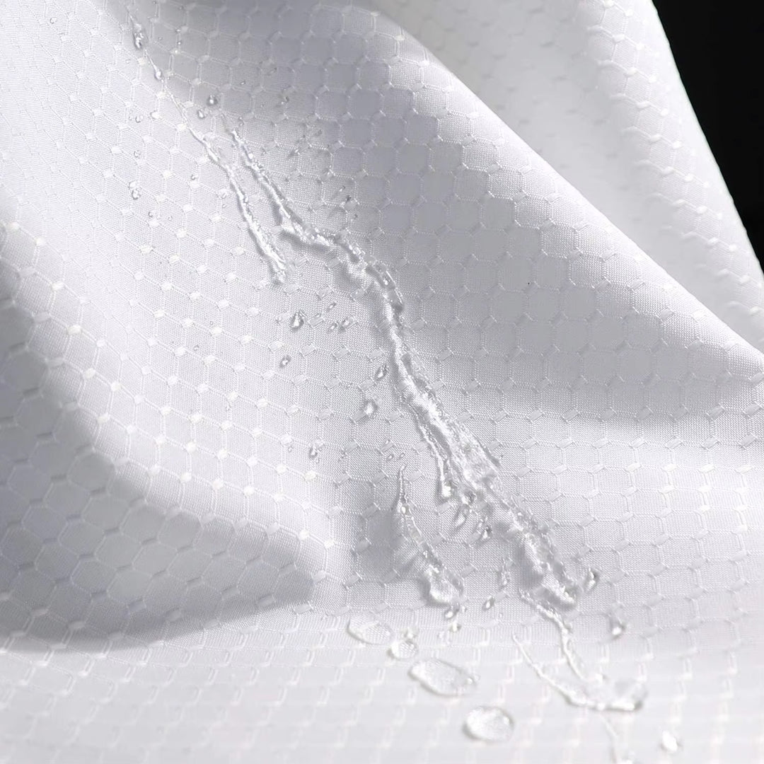 Textured Waterproof Shower Curtain Bowlift