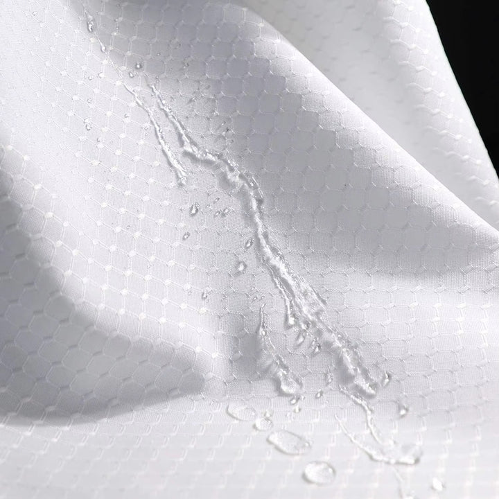 Textured Waterproof Shower Curtain Bowlift