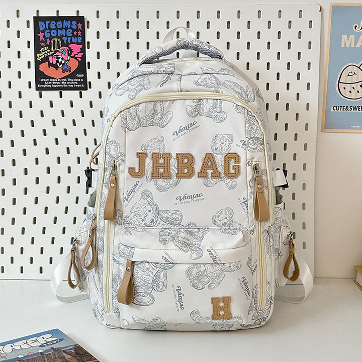 Playful Graphic-Printed Backpack