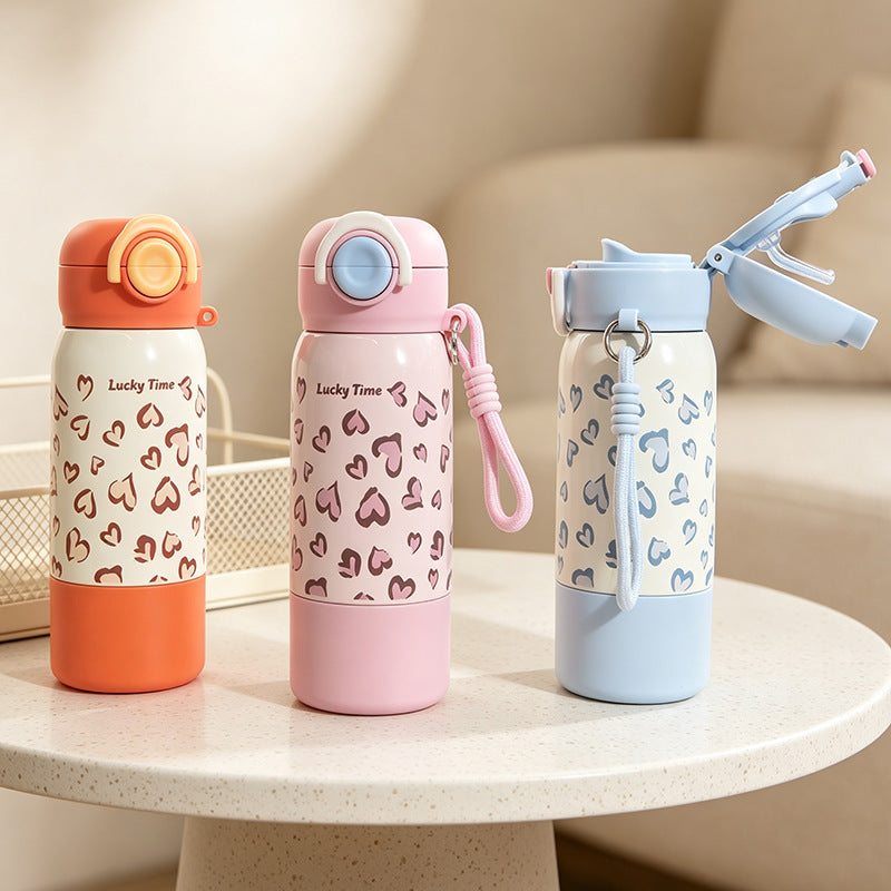 Insulated drinking bottle with practical carry handle Bowlift