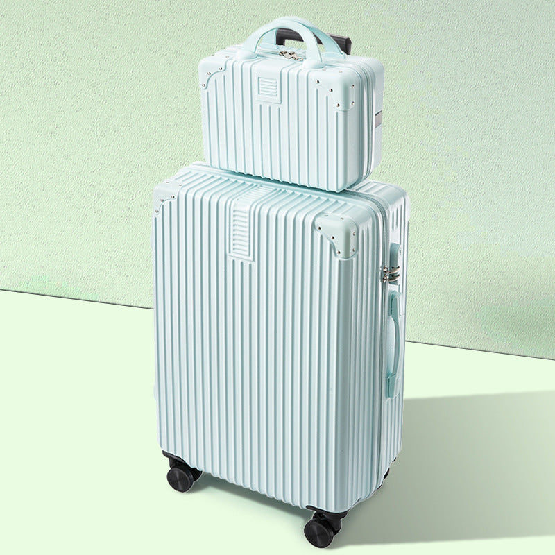Women's Stylish Multi-Layer Rolling Luggage Set Bowlift