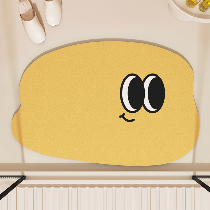 Playful Cloud-Shaped Bath Mat Bowlift
