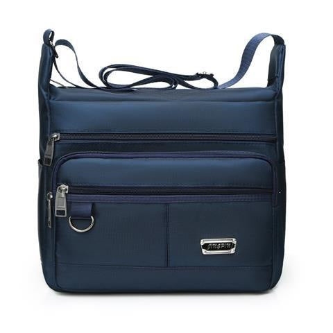 Shoulder bag with multifunctional compartments and adjustable shoulder strap Bowlift