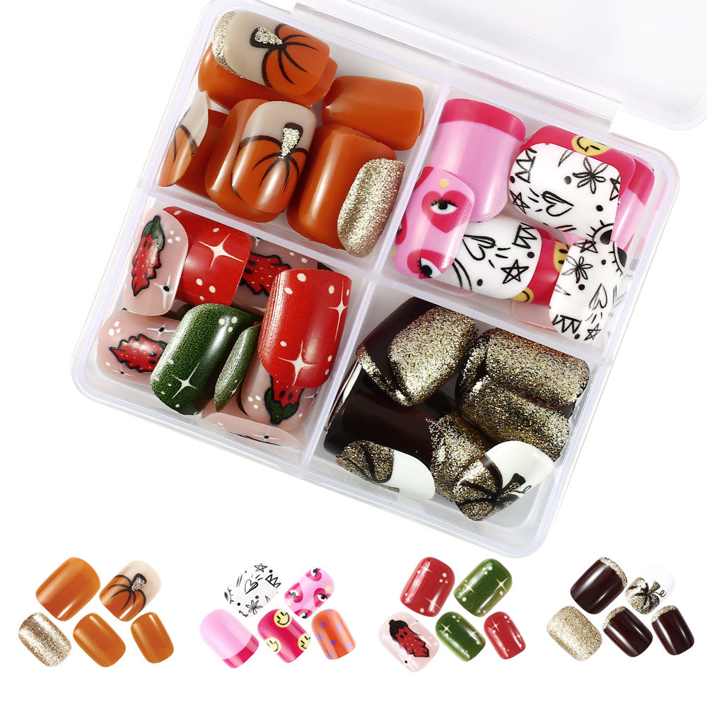 Themed Decorative Gel Nail Set Bowlift