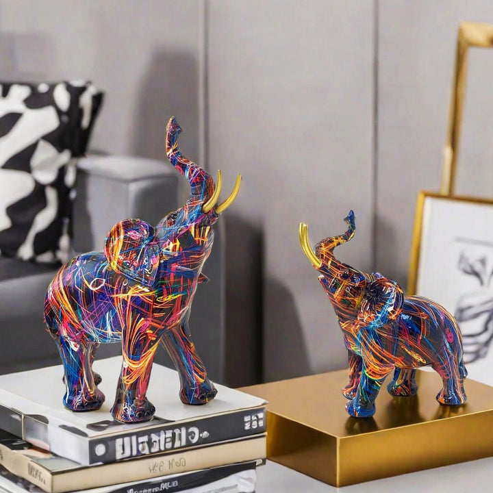 Artistically designed elephant figure Bowlift