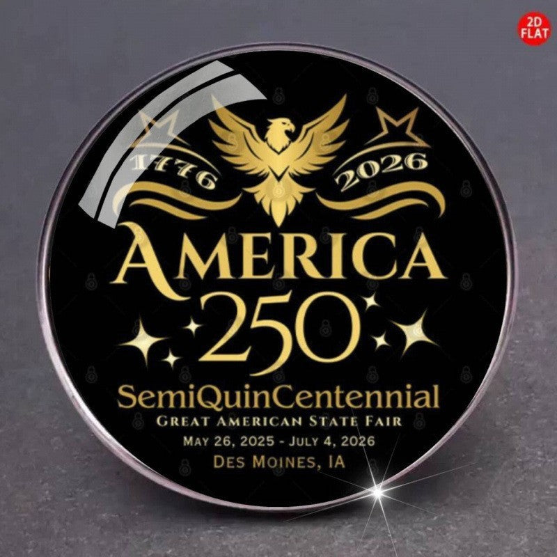 Unisex nan Semiquincentennial commemorative challenge coin medallion Bowlift