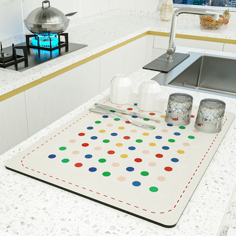 Kitchen Decor Drying Mat