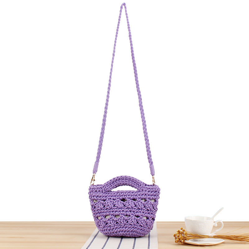 Hand-knotted shoulder bag Bowlift