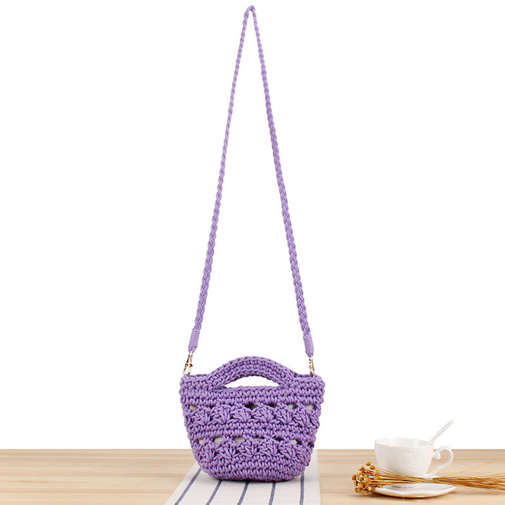 Hand-knotted shoulder bag Bowlift