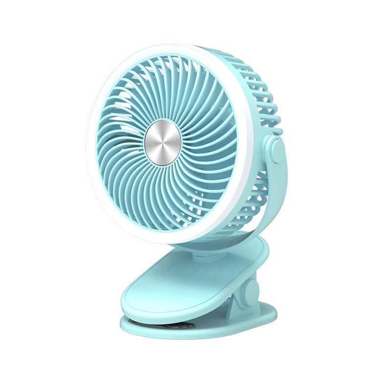 Unisex Compact Table Fan with Flexible Clamp Attachment Bowlift