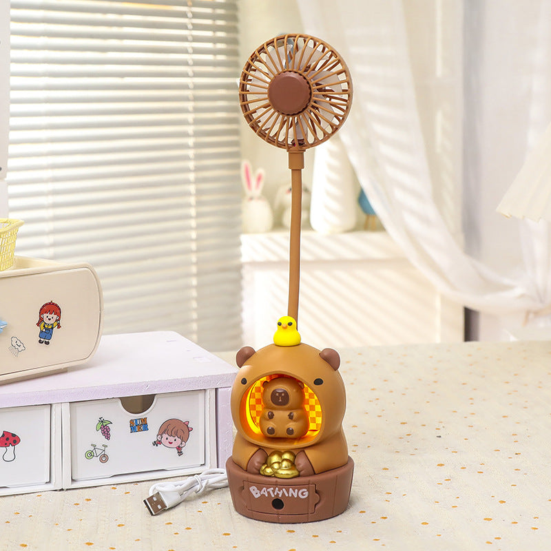 Ladies Stylish Table Fan in Creative Bear Design Bowlift