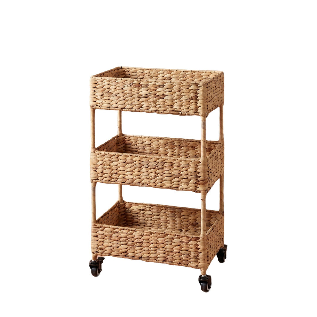 Mobile storage cart made of natural fabric Bowlift