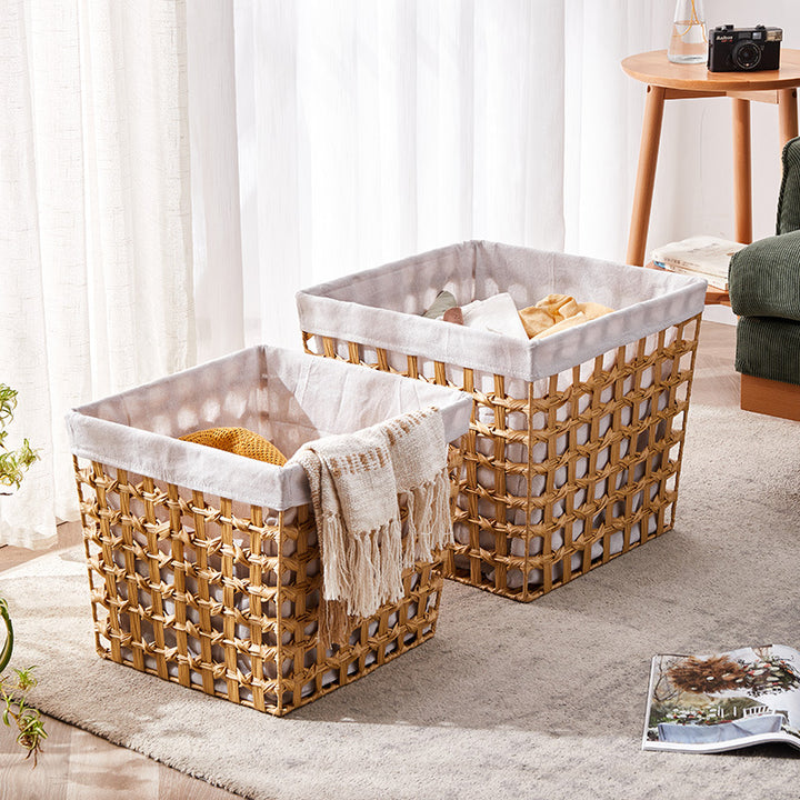 Natural Fiber Decorative Storage Baskets Bowlift