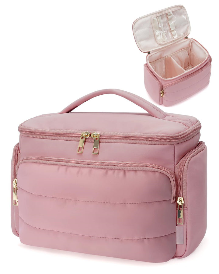 Cosmetic Storage Bag with Removable Compartments Bowlift