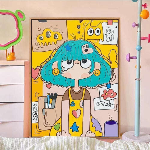 Colorful Abstract Canvas Art Bowlift