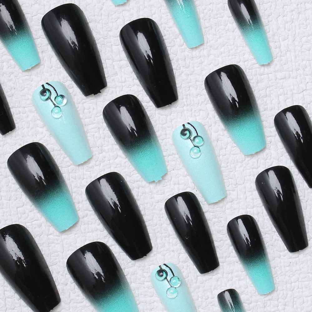 Elegant Gradient Press-On Nails Bowlift