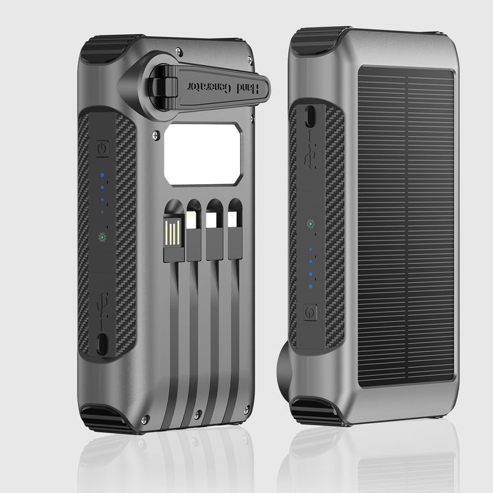 Solar-powered Power Bank by Bowlift