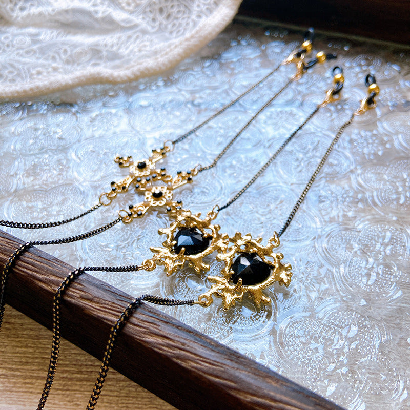 Elegant Necklace with Artificial Stone Pendants Bowlift