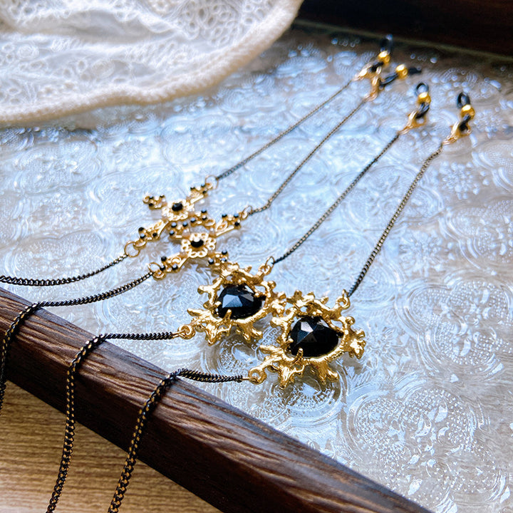 Elegant Necklace with Artificial Stone Pendants Bowlift