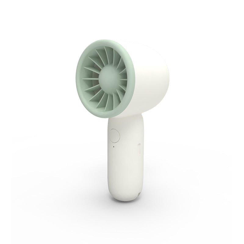 Unisex compact rechargeable handheld fan with quiet turbine fan Bowlift