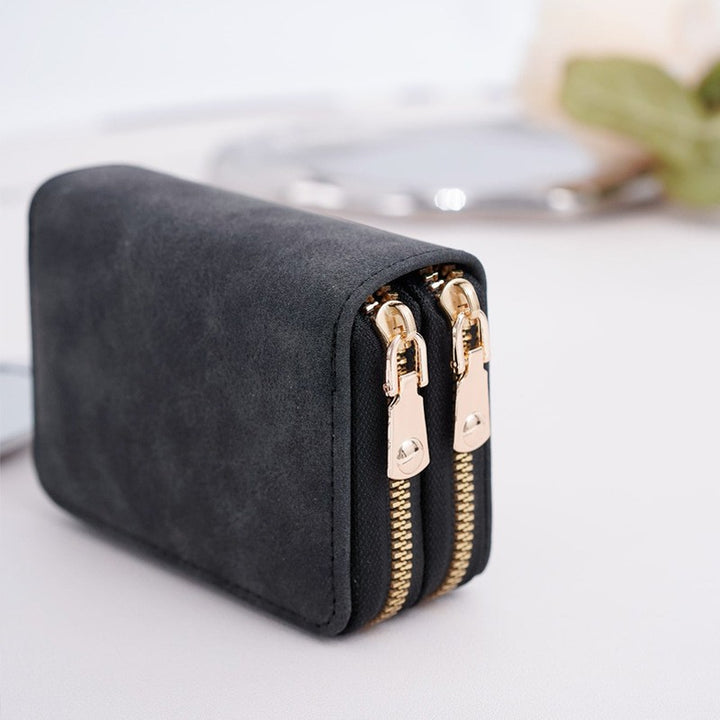 Double Folded Wallet Made of High-Quality Genuine Leather Bowlift