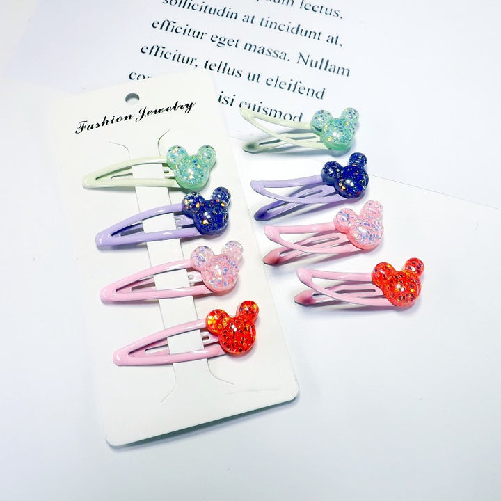 Cute animal motif hair clips Bowlift
