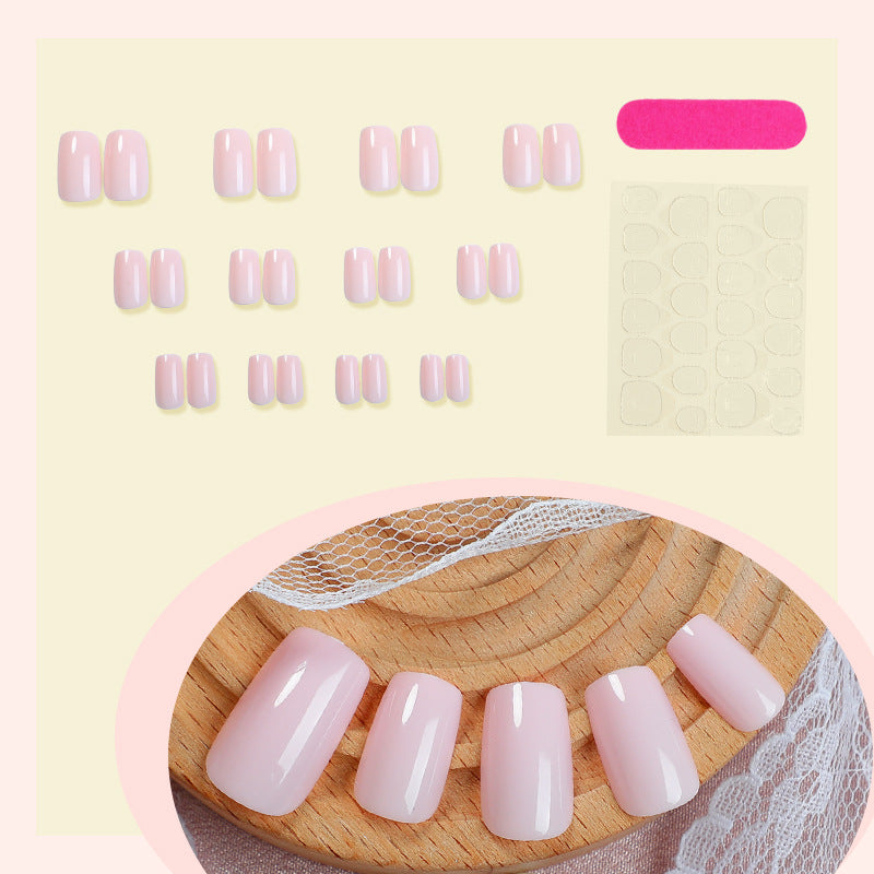 Premium Full Coverage Press-On Nail Set Bowlift