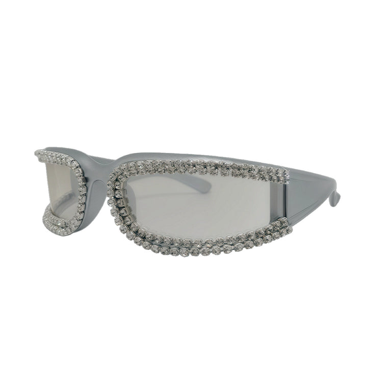 Women's fashionable and glamorous oversized sunglasses Bowlift
