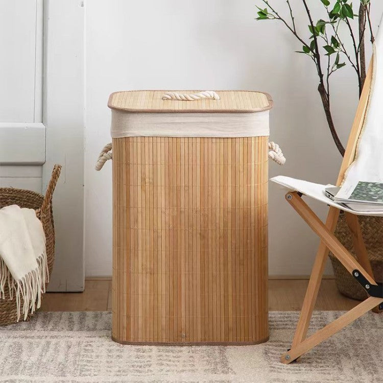 Storage basket with natural bamboo design Bowlift