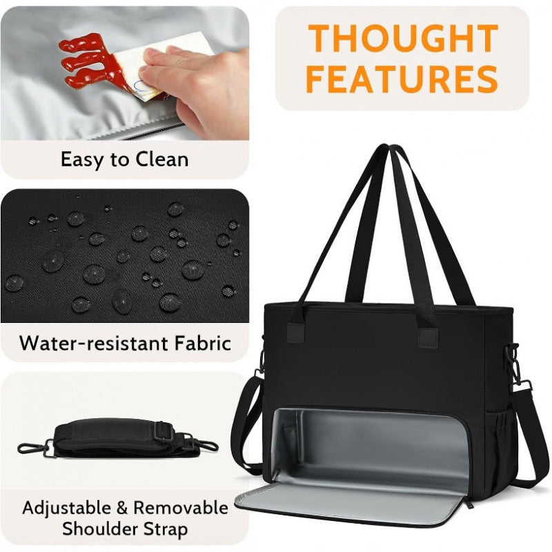 Insulated cooler bag with removable inner compartment Bowlift
